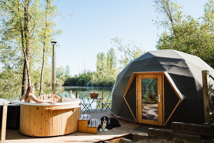 Hébergement AbracadaRoom : Le Dôme cocooning avec Bain nordique - Image 23