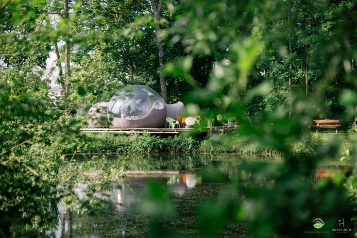 Hébergement AbracadaRoom : La Bulle au bord de l'eau & Spa et Vélos électriques - Image 1
