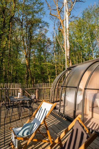 Hébergement AbracadaRoom : Grand dôme perché Spa - Geai des chênes - Image 6