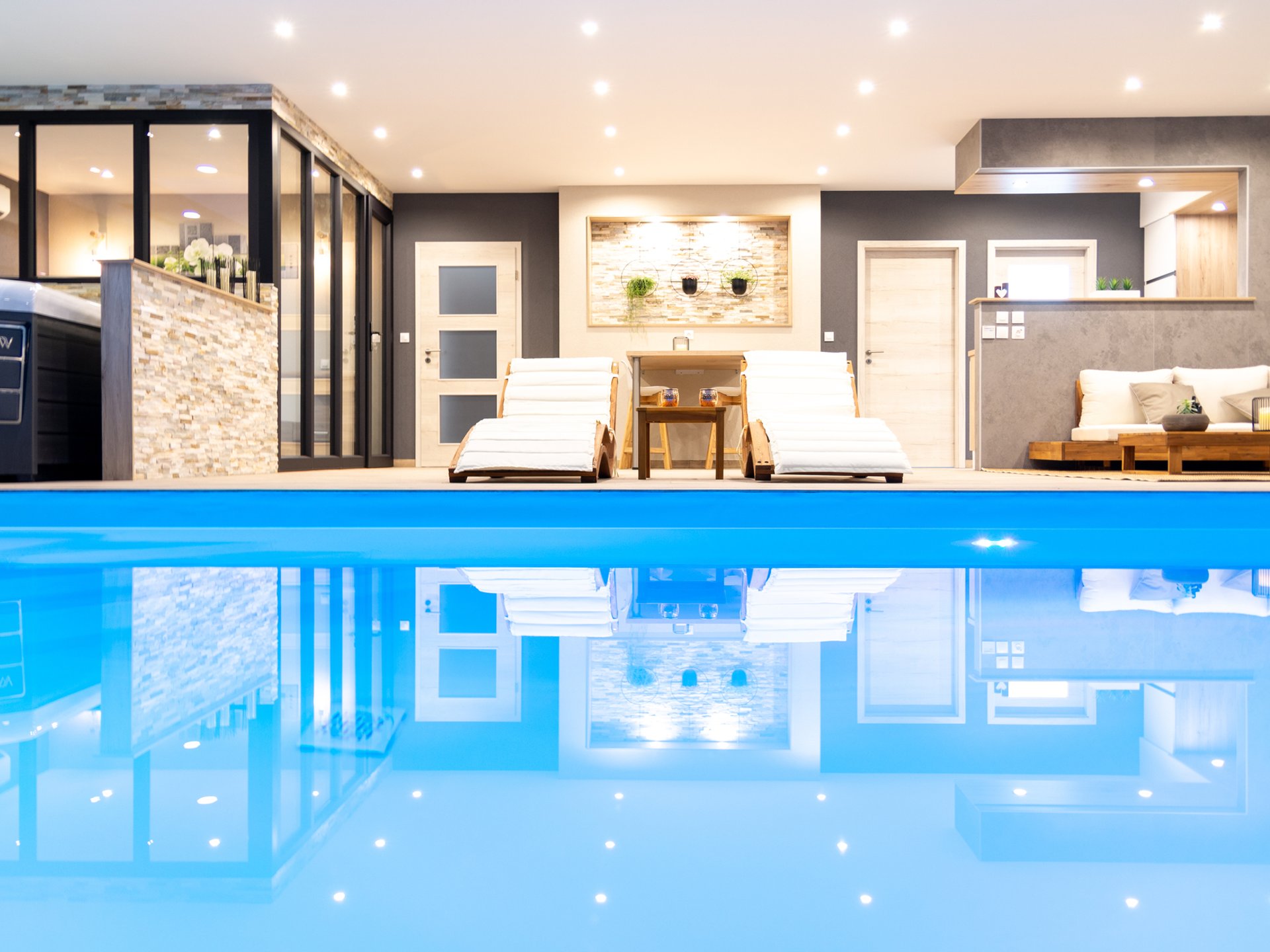 Gite O², Piscine, Spa & Cinéma