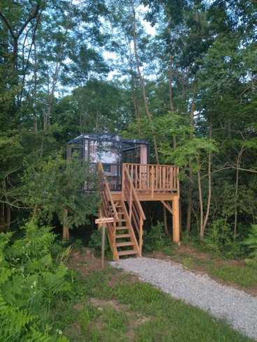 Hébergement AbracadaRoom : La Bulle au bois dormant & spa privatisable - Image 4