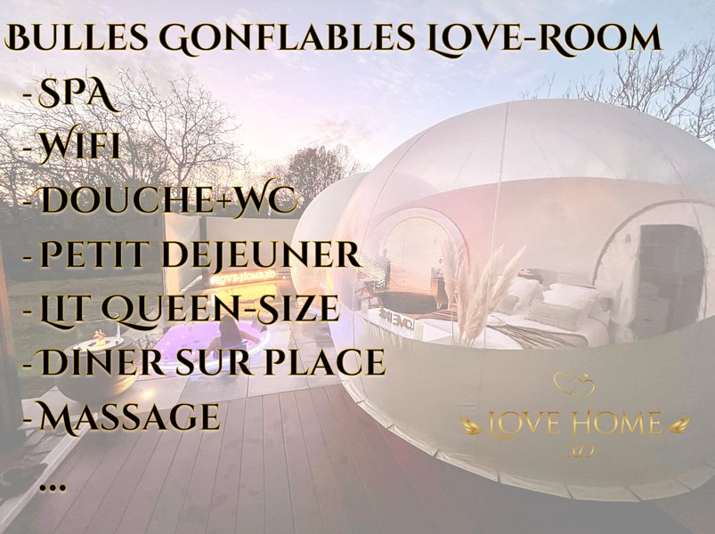 Hébergement AbracadaRoom : Bulle Love Home XO & Spa - Image 23