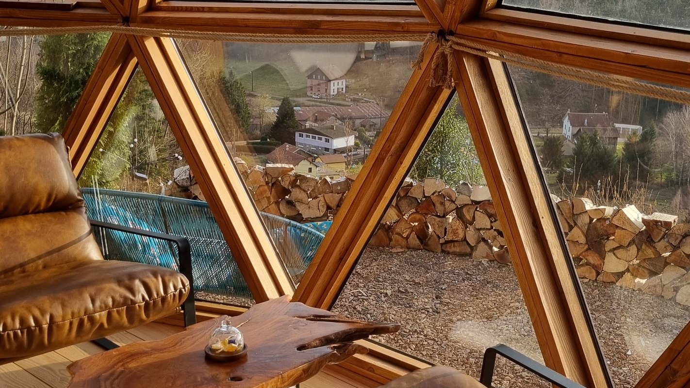 Dôme "Le Cocon" vue panoramique – Vosges à Saint Maurice Sur Moselle (14)