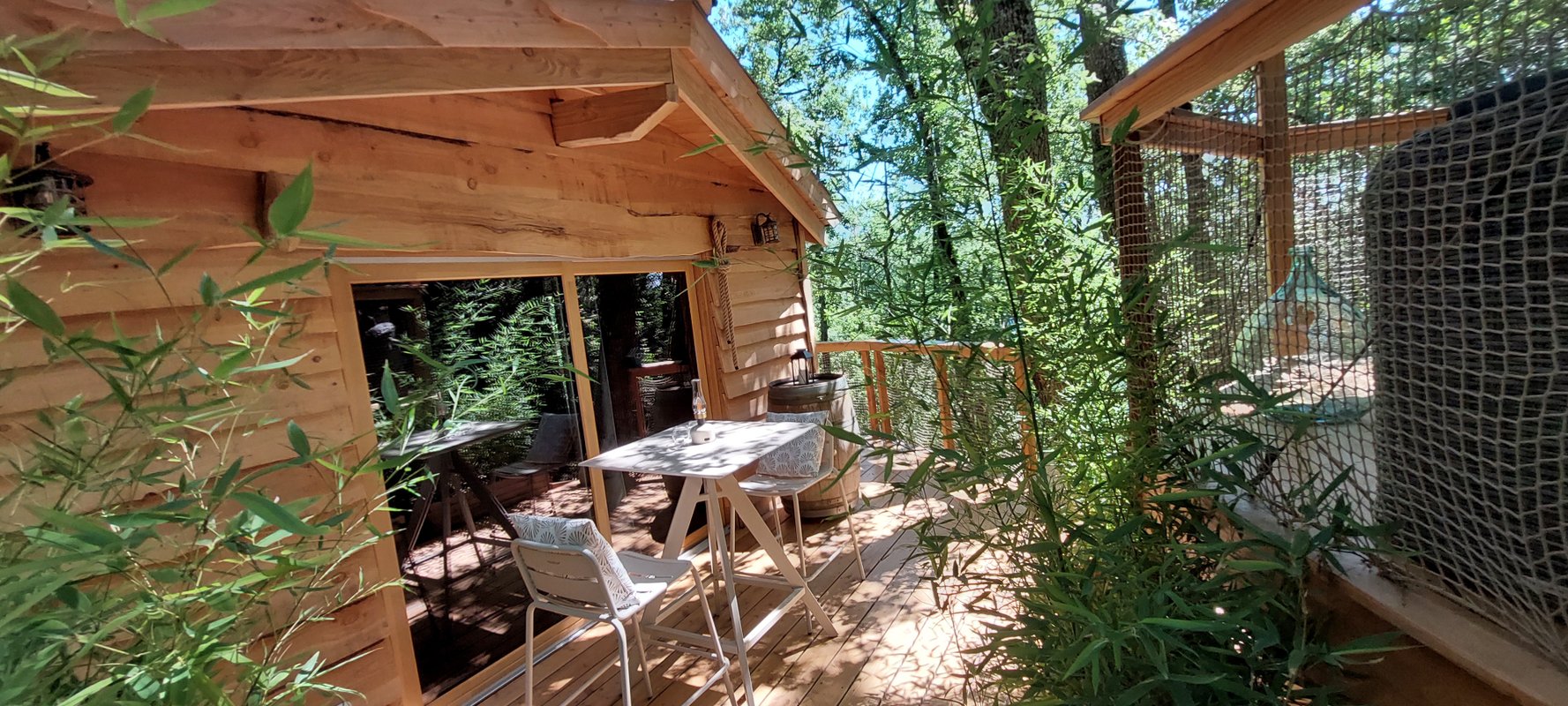 Cabane perchée GAIA & Spa à Sarrant (30)