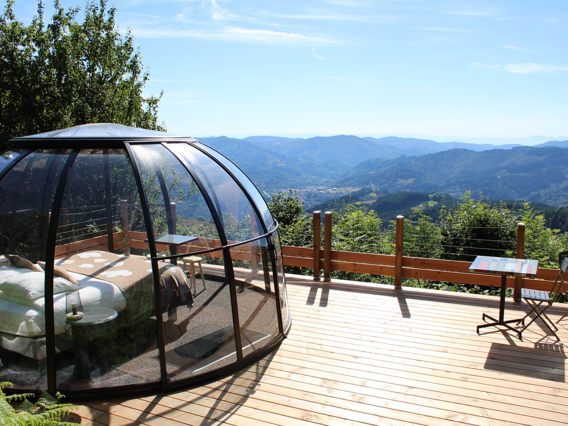 Dôme Coton, accès piscine & SPA : Dôme en Rhône-Alpes (Auvergne-Rhône-Alpes)
