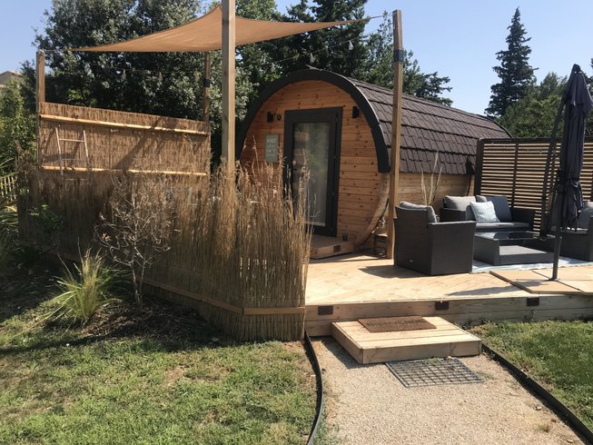 Hébergement AbracadaRoom : Hébergement Tonneau Prestige et sa piscine - Image 32