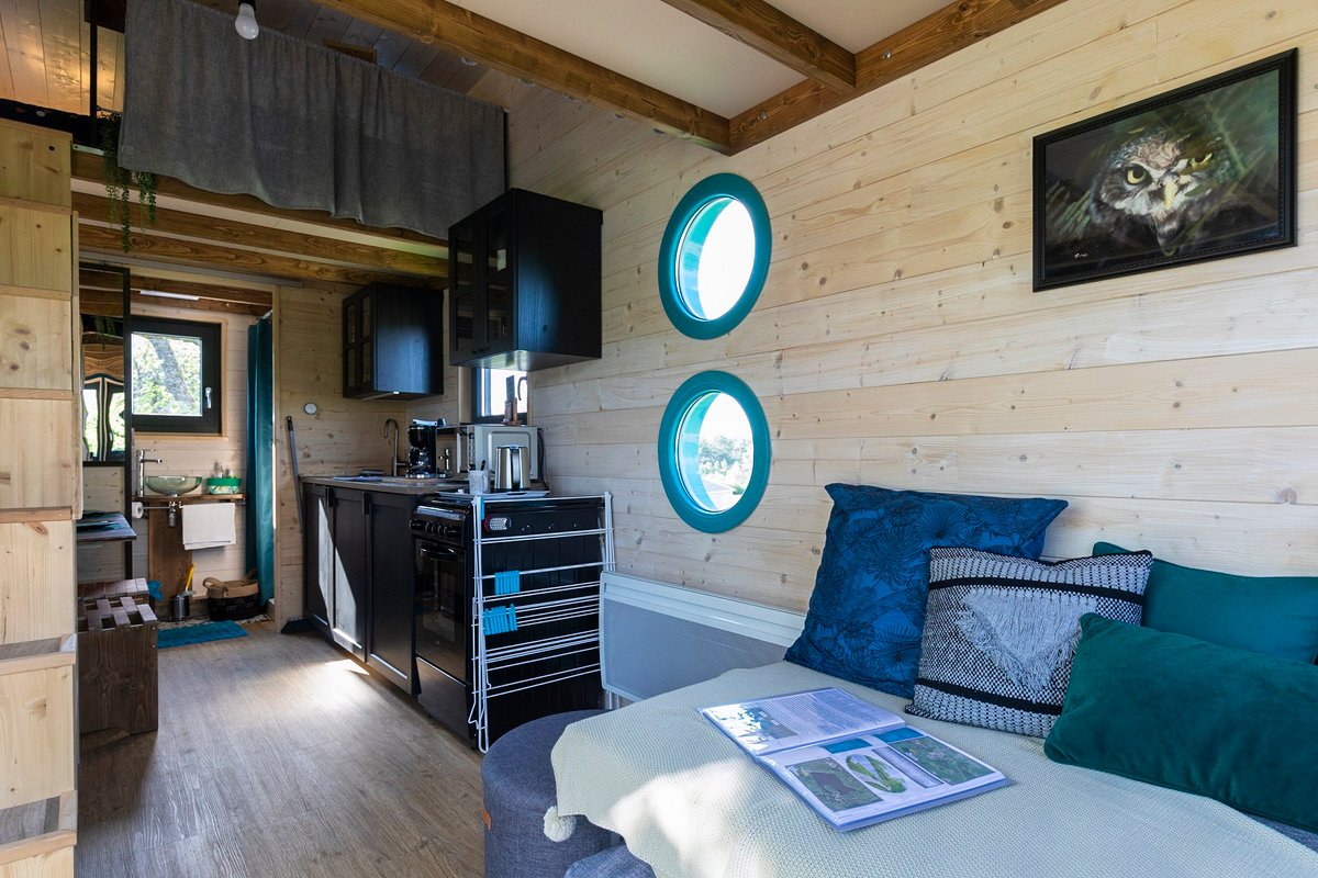 Tiny House  Ô P'tit Nid Milie  & son sauna : Classée 1 étoile à Bellefontaine (7)