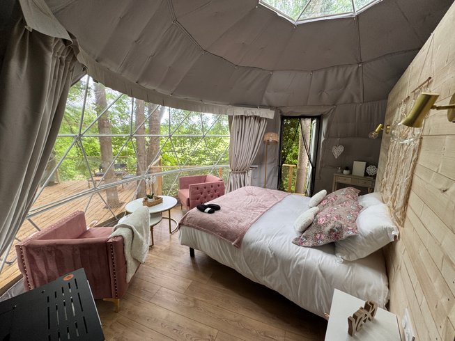 Hébergement AbracadaRoom : Bulle Perchée Etoile Filante & Spa - Image 24