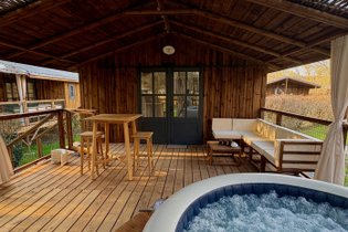 Cabane sur pilotis Dordogne