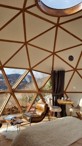 Hébergement AbracadaRoom : Dôme "Le Cocon" vue panoramique – Vosges - Image 7