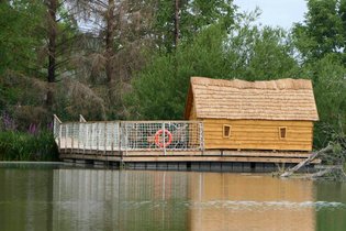 Cabane sur l'eau Meuse