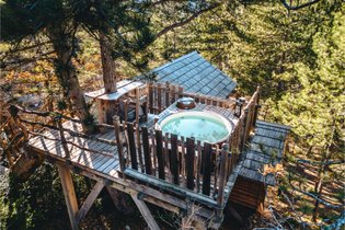 Cabane dans les arbres Hautes-Alpes
