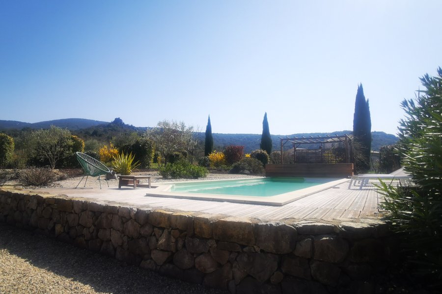 Roulotte de la Villa Font Vive : Calme absolu, piscine avec vue ! — photo 2