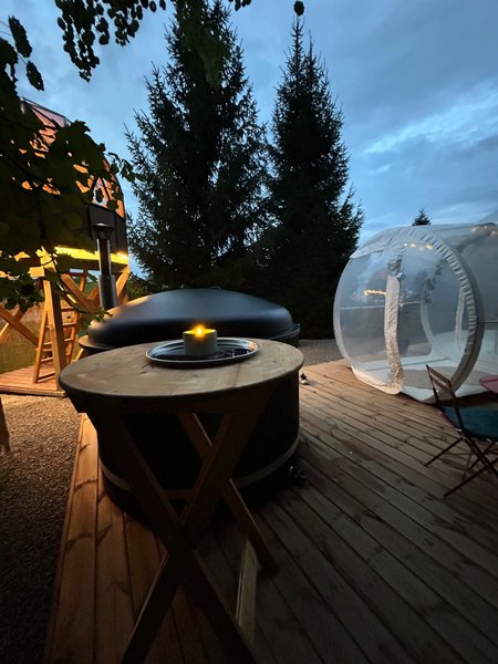 Hébergement AbracadaRoom : Dôme lunaire d'Oriana & Son bain nordique - Image 7
