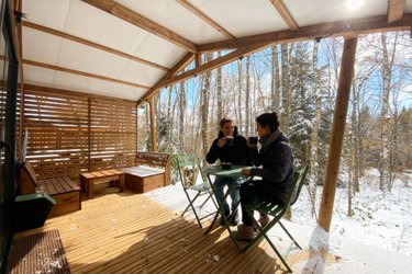 HY•Lødge Spa-2pers N°2 (Chalet nature avec spa privatif) à Anould (4)