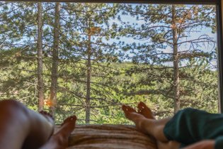 Cabane dans les arbres Drôme