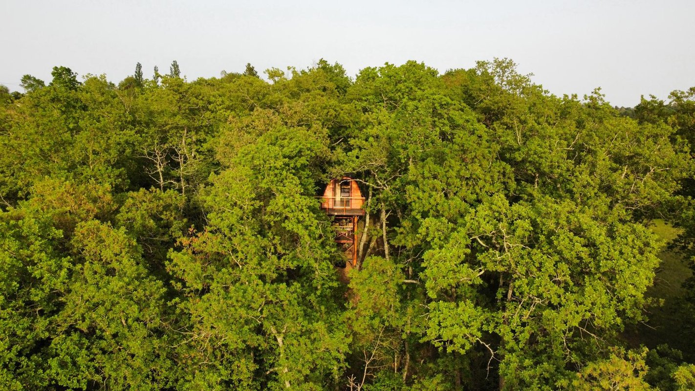La cabane entre les cimes à Montgras (1)