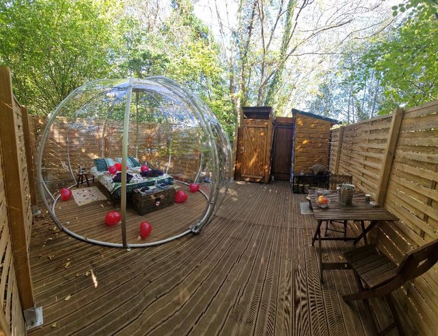 Hébergement AbracadaRoom : Bulle sous les étoiles "le moulin du cheix" - Image 1