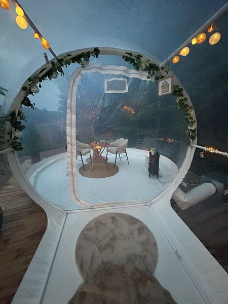 Hébergement AbracadaRoom : Dôme lunaire d'Oriana & Son bain nordique - Image 12