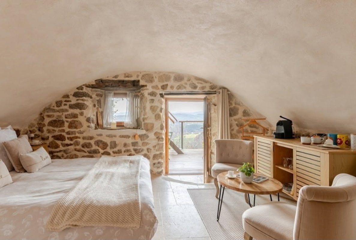 La chambre voûtée à Vernoux En Vivarais (1)