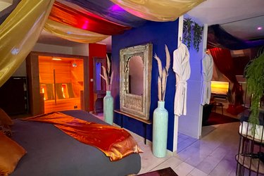 Suite Romantique le secret de Kama avec spa, sauna et douche bien être à Zuydcoote (3)