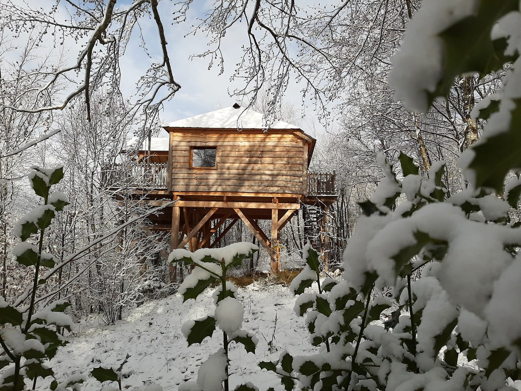 Cabane Spa Mésange à Bonlieu (37)
