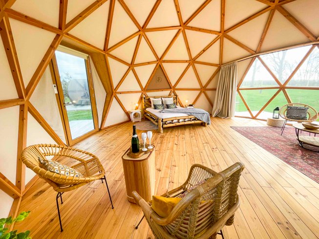 Hébergement AbracadaRoom : Le Dôme avec Bain nordique - Image 3