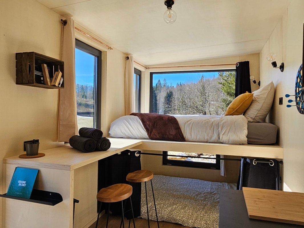 Tiny House L'Alpage | Dans les montagnes du Jura à Les Bouchoux (2)