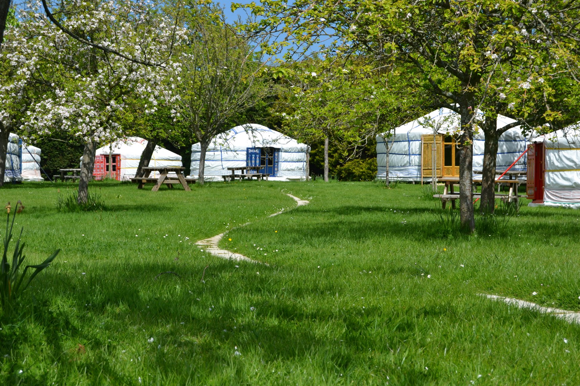 Hébergement UnicStay : Yourte 2-4 pers - Rouge - 2ème à Paluel