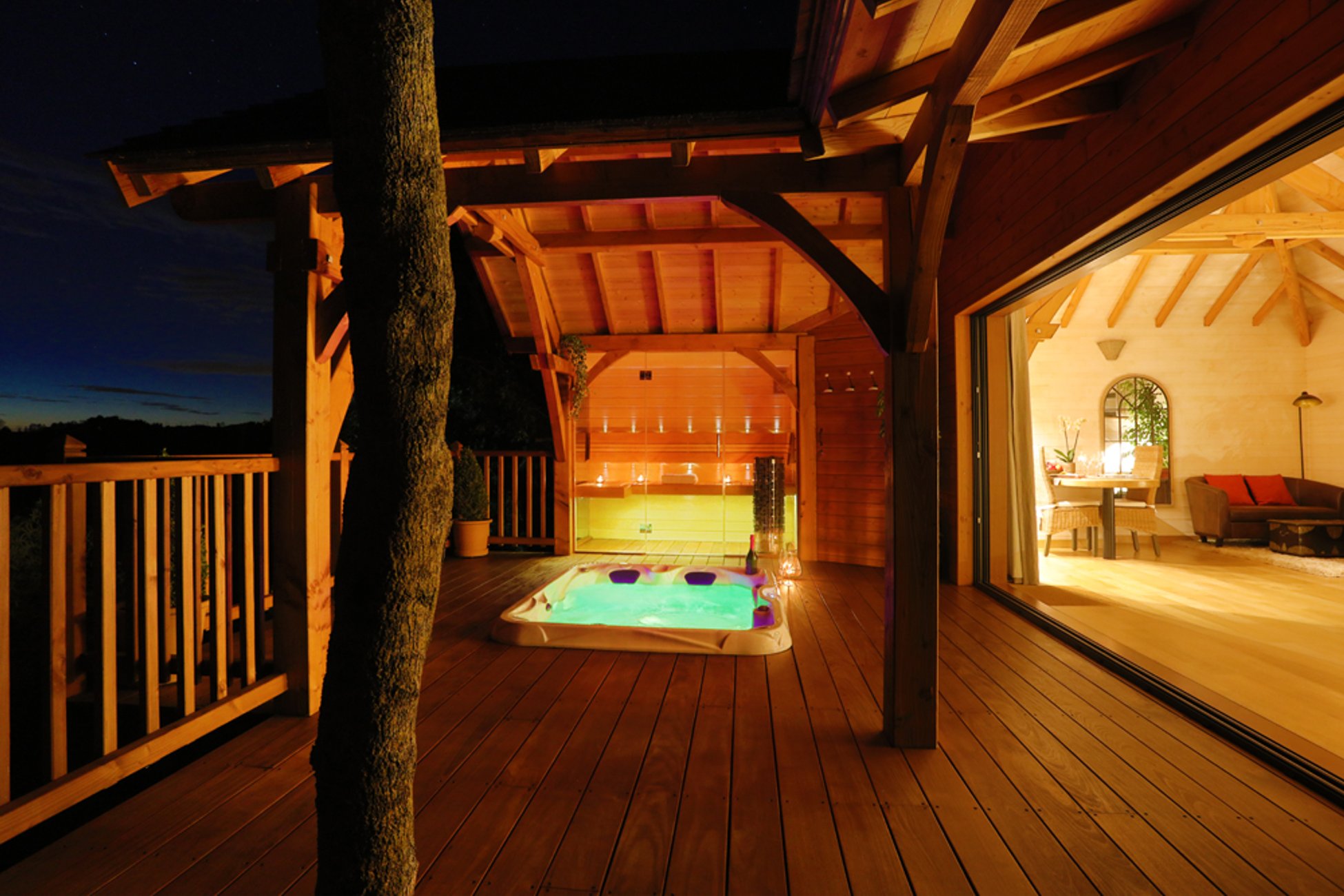 Hébergement UnicStay : Cabane de Luxe avec sauna et Spa à Alzonne
