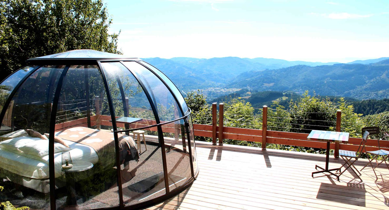 Dôme Coton, accès piscine & SPA à Jaunac (14)