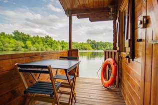 Cabane sur l'eau Gironde