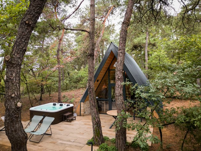 Hébergement AbracadaRoom : Chalet  CanopéA SPA Privatif, Domaine CollinéA en Drôme Des Collines - Image 14