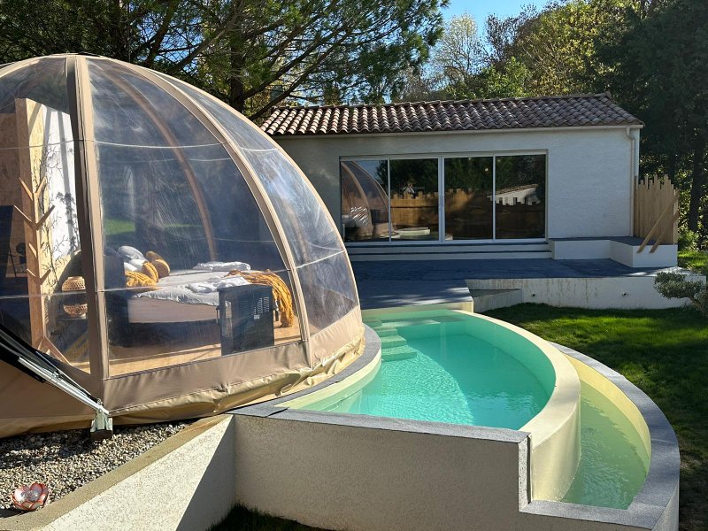 Hébergement AbracadaRoom : "F"anny - Wigwam, piscine & spa - Image 30