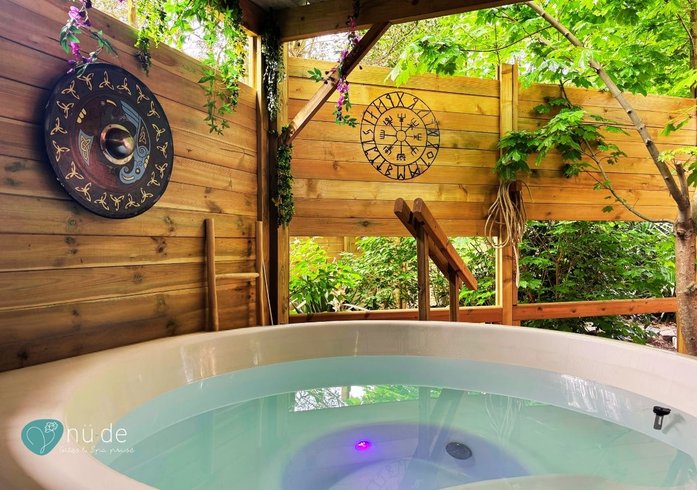 Hébergement AbracadaRoom : Lodge Valhalla - bain nordique-kota grill (repas inclus)-sauna au feu de bois - Image 3