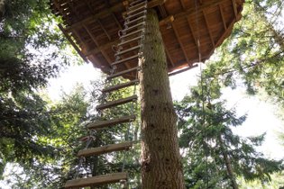 Cabane dans les arbres Ardèche