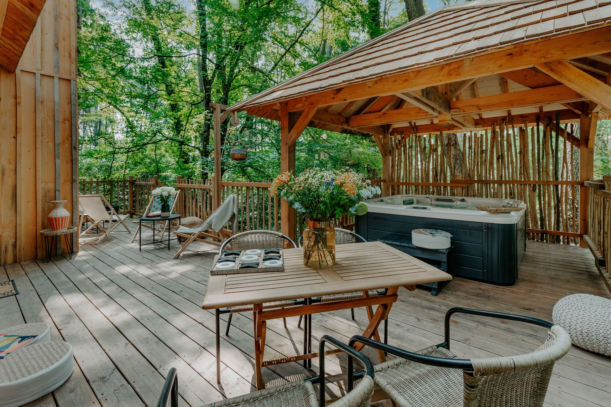 Hébergement UnicStay : La Cabane la Forêt & Spa à Martillac