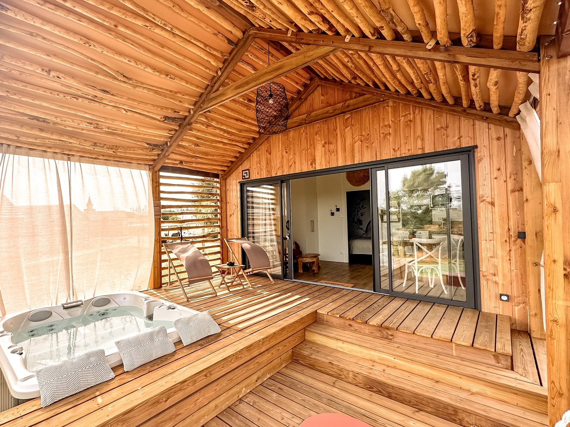 Lodge 2 chambres et Spa Bohème