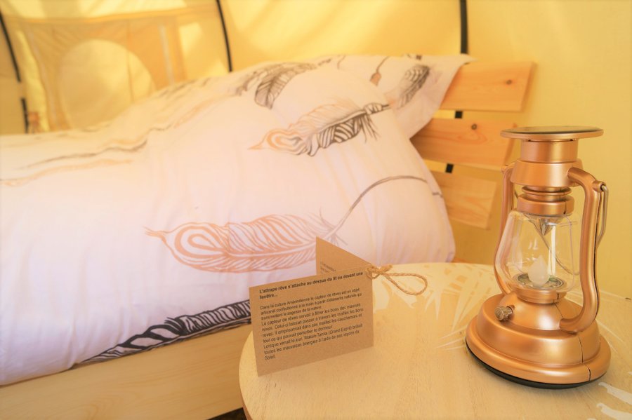 Hébergement AbracadaRoom : Tente lotus Châtaigne - Séjour en couple - Image 4