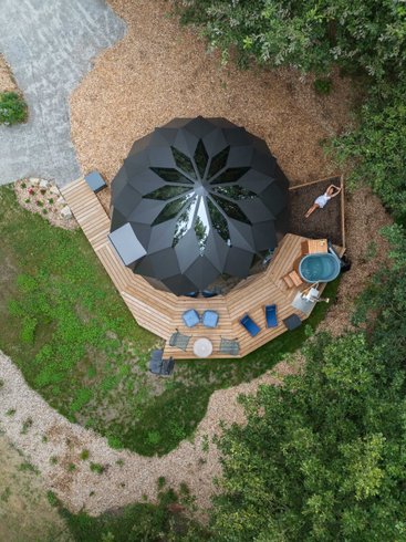 Hébergement AbracadaRoom : Le zome : Nuit sous les étoiles  & spa privatif - Image 5