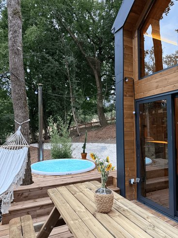 Hébergement AbracadaRoom : Ecolodge la Palombière & Spa privatif - Image 2