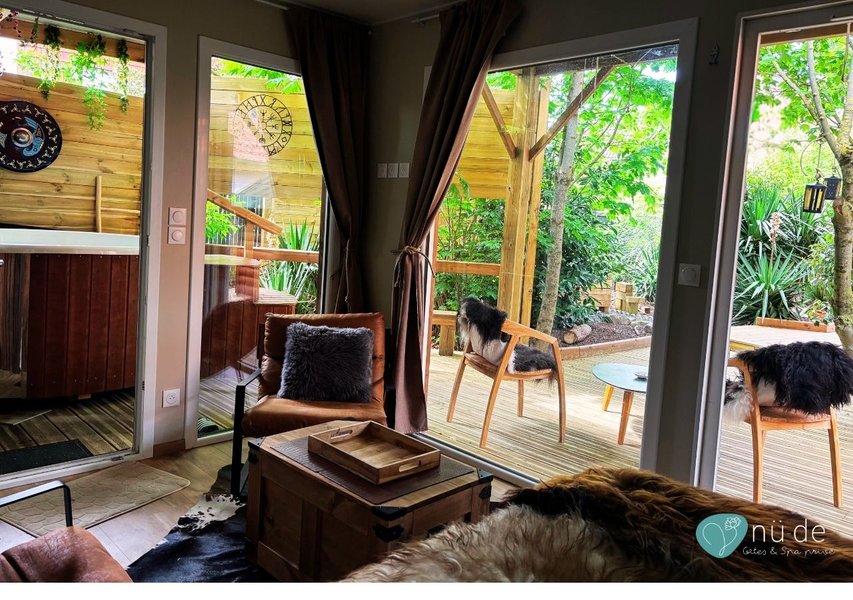 Hébergement AbracadaRoom : Lodge Valhalla - bain nordique-kota grill (repas inclus)-sauna au feu de bois - Image 6