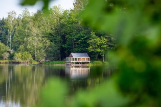 Cabane sur l'eau Aigrette