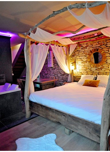 Évasion safari unique, SPA XXL, CASCADE D'EAU, CINÉMA PRIVÉ, 5 min du centre à Bourgoin Jallieu