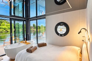« HouseBoat » Luxe • Spa • Toit-terrasse • Rhône Valence
