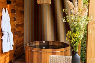 Escapade luxe avec bain nordique au bord du canal