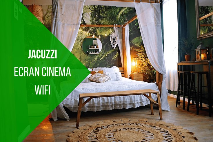 Hébergement AbracadaRoom : Évasion romantique au coeur de l'Amazonie, SPA, CINÉMA PRIVÉ, 5 min centre - Image 27