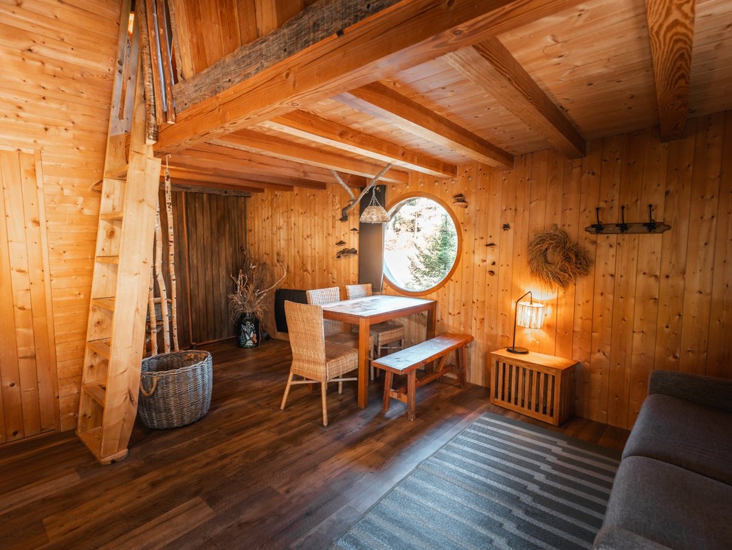 Cabane perchée Deluxe Famille avec Spa à Champdray (9)
