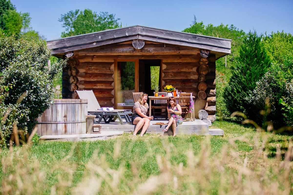 Cabane de Trappeur & Spa privatif à Le Nizan (8)