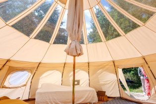 Tente et tente lodge Tarn